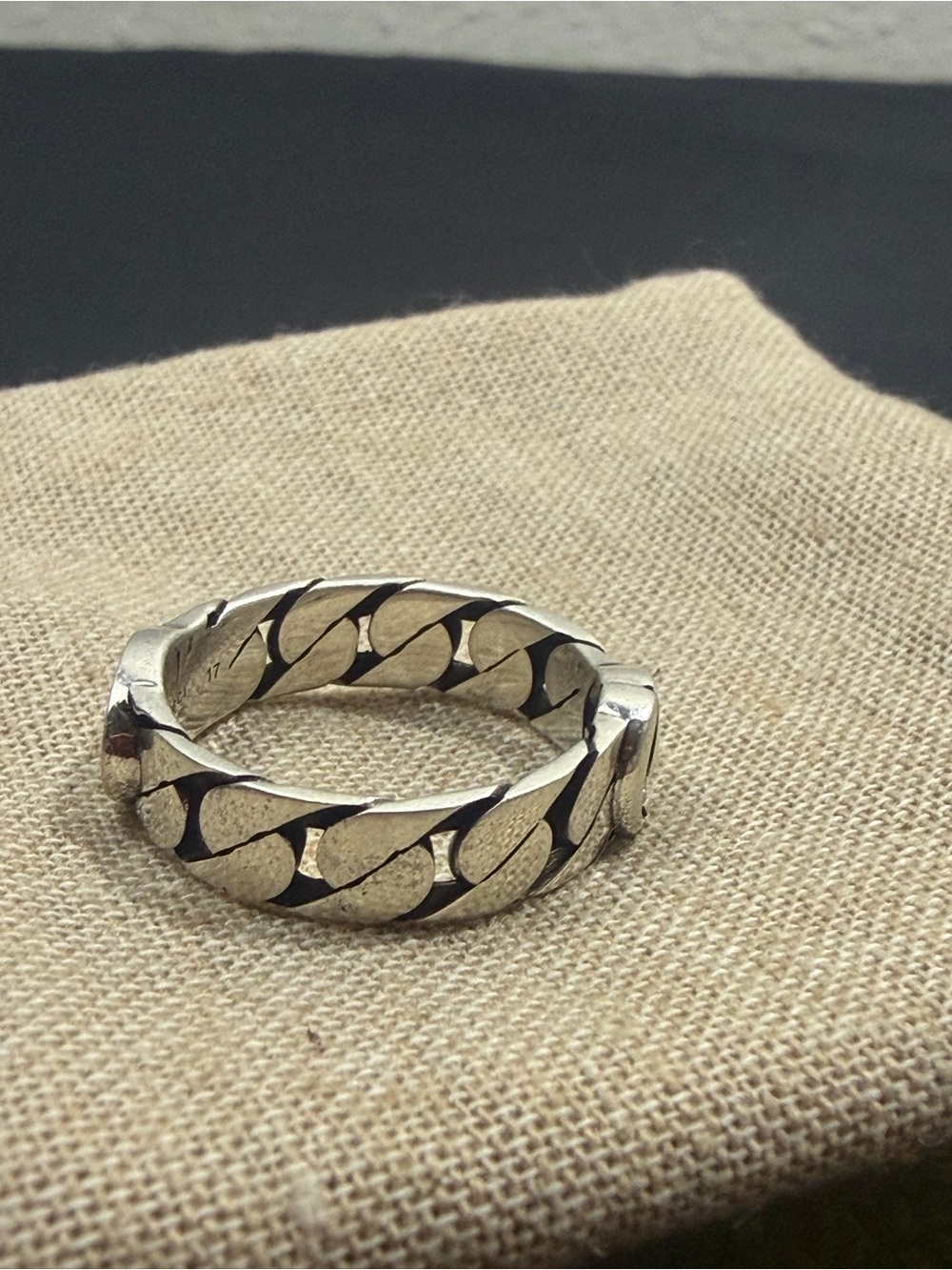 Gucci interlocking G Silver Ring - Picture 5 of 6